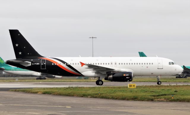 Airbus A320 (G-POWK) - titan airways a320-232 g-powk arriving in shannon from stansted 5/11/20.