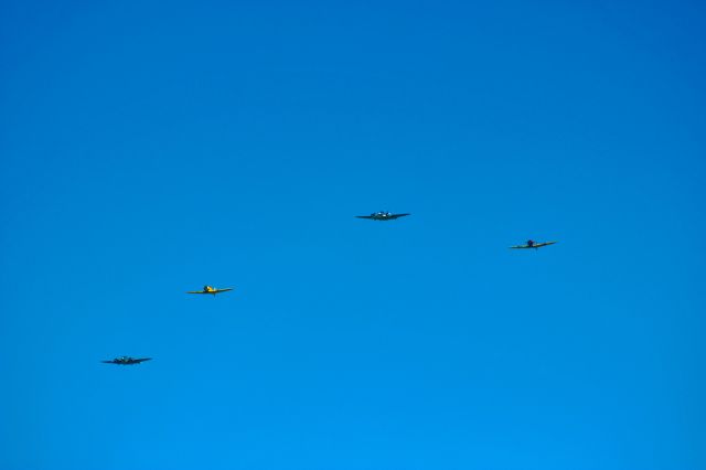 — — - Formation flying in at Hobbs, NM fly in event, June, 2015.