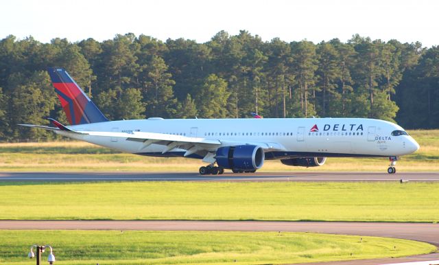 Airbus A350-900 (N502DN) - My first catch of an A350, and it's the modern day "Spirit of Delta/Delta Spirit".