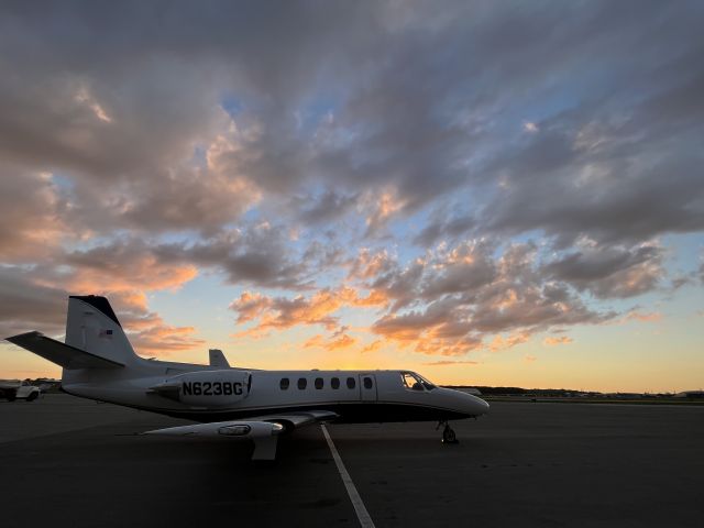 N623BG — - beautiful sunsets make a great background for planes! 