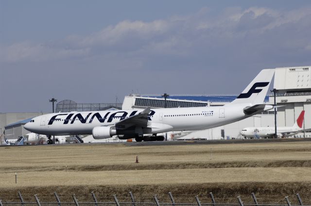 Airbus A330-300 (OH-LTN) - Departure at Narita Intl Airport Rwy34L on 2013/02/21