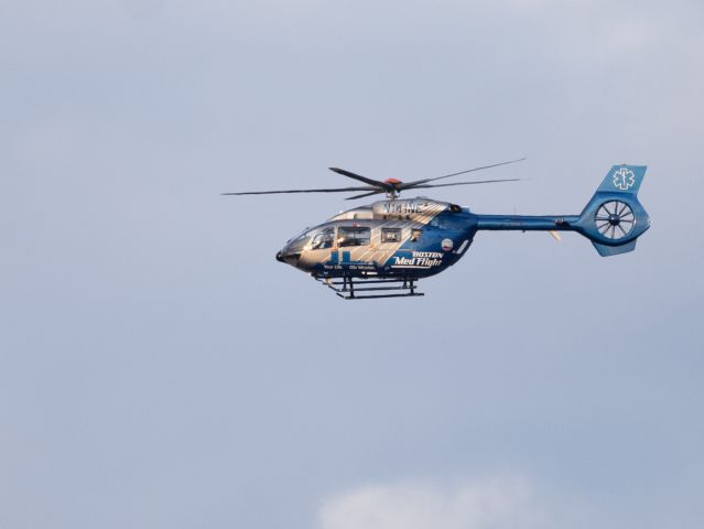 KAWASAKI EC-145 (N141NE) - Departing from a hospital in Boston. 02-JUN-2025.