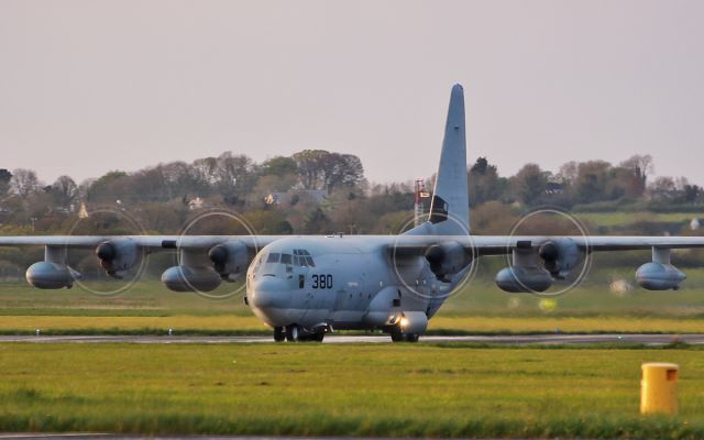 Lockheed C-130 Hercules (16-6380) - "otis81" usm kc-130j 166380 arriving in shannon 29/4/18.