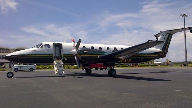 Beechcraft 1900 (VP-LVI) - Left hand side passenger door open