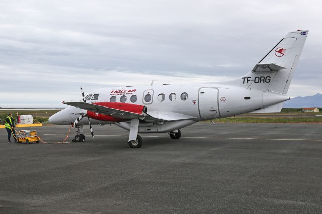 British Aerospace Jetstream Super 31 (TF-ORG) - Shortly before engine start, FEI306 on the ramp at Hofn preparing for the flight back to RKV.