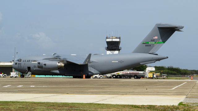 Boeing Globemaster III (08-8194) - McChord C17 Globemaster RCH415 in Ramp at Mercedita Airport PSE.