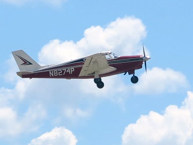 Piper PA-24 Comanche (N8274P) - Take off runway 22.