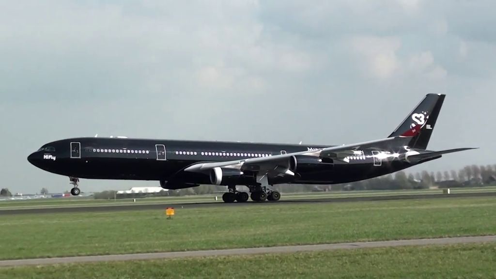 Airbus A340-300 (9H-TQM) - Black Beauty during takeoff from R36L