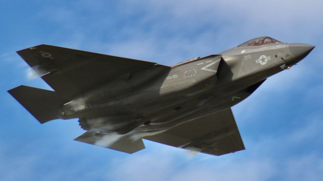 Lockheed F-35C (16-9601) - US Navy F-35C Demo Team pushing transonic speed. br /br /7/28/23