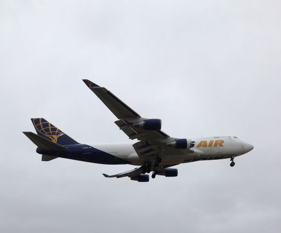 Boeing 747-400 (N486MC) - Runway 1 arrival! 3/26/22.