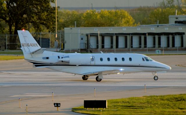 Cessna Citation Excel/XLS (N564HV) - HyVee's Cessna 560XL Citation XLS+ Model A73689  10/8/23 at 6:22pm