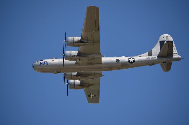 Boeing B-29 Superfortress (NX529B) - EAA 2011 B-29 Fifi. Almost framed her perfectly but was lazy and did not bring the tripod. Tsk, tsk.