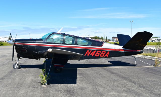 Beechcraft 35 Bonanza (N468A) - Beech V35A Bonanza N468A in Anchorage Lake Hood Seaplane Base