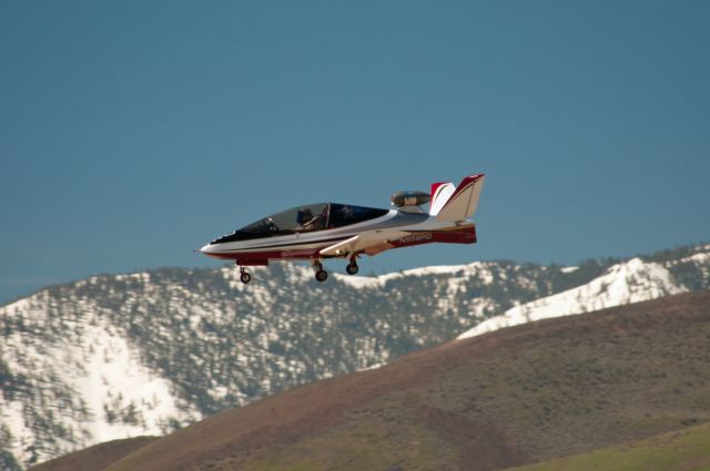 N958PD — - Approach to 09 at Carson City