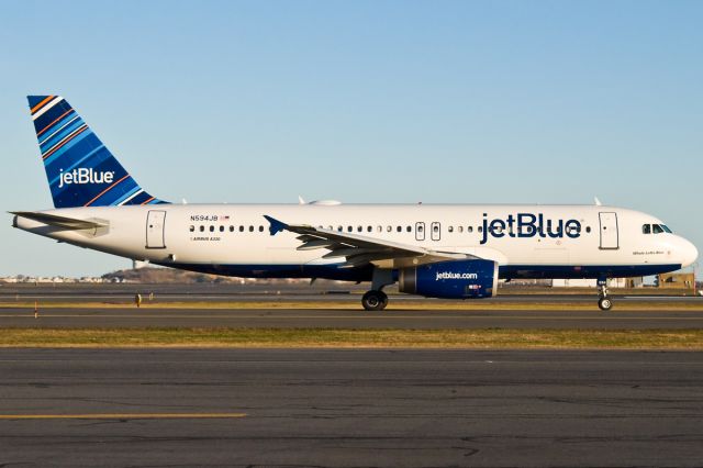 Airbus A320 (N594JB) - Whole Lotta Blue