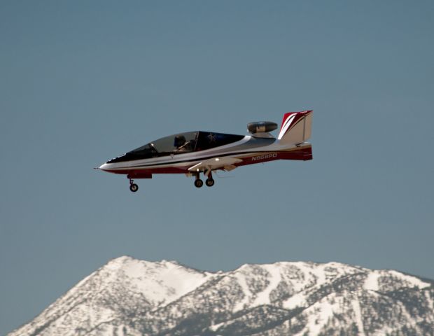 N958PD — - Approach to 09 at Carson City