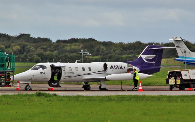 Learjet 35 (N131AJ) - n131aj at shannon 3/9/15