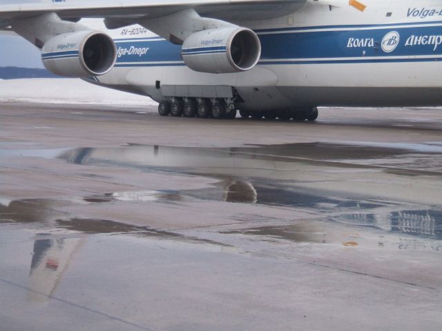 Antonov An-124 Ruslan (RA-82044) - Parked at Irving Aviation FBO Goose Airport NL. May 4/9