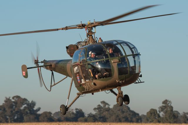 SUD SE-3160 Alouette 3 (ZS-HGO) - Alouette III approaching the LZ to pick us up for another day of photos! 