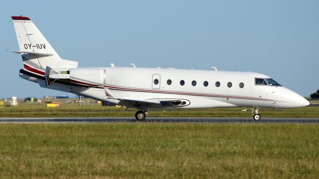 IAI Gulfstream G200 (OY-IUV) - Gulfstream G200 Galaxy, FLEXFLIGHT, Prague (PRG), July 29, 2024