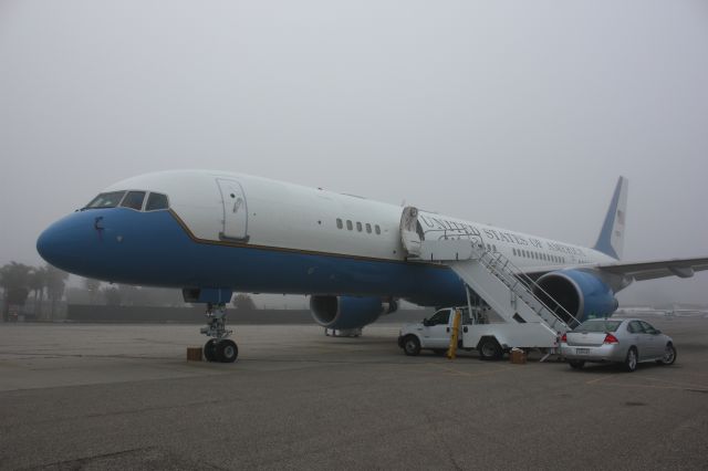 N80002 — - Vice President Biden flew into SBA for a fundraiser event. The aircraft ingested birds in engine one during landing, which grounded the aircraft for a few days.