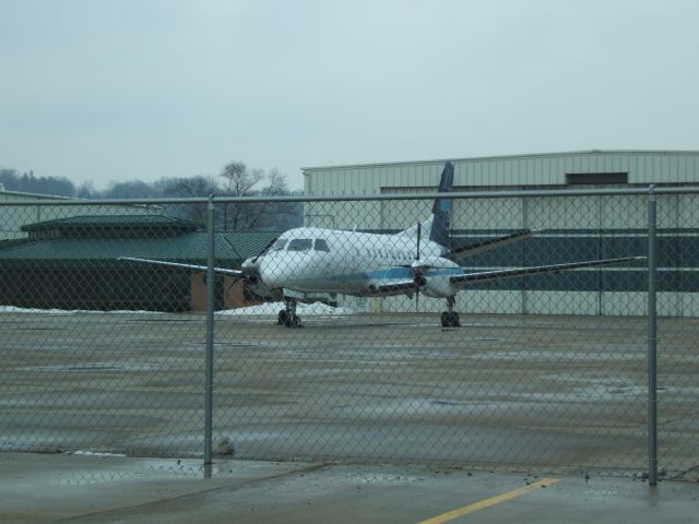 Saab 340 (N431BC) - This is a Saab 340 at Lunken Municipal (KLUK). Parked and awaiting its next flight out.br /br /Taken 02/02/2014