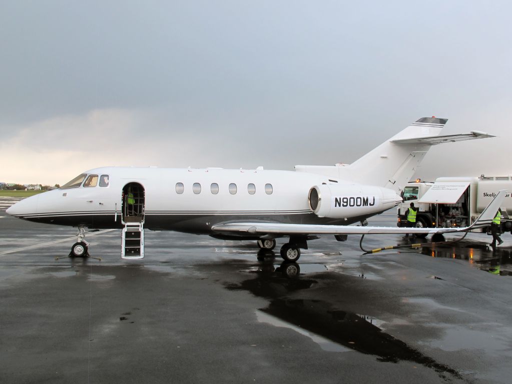 Hawker 800 (N900MJ) - On a ferry flight to the USA. 5 OCT 2014.