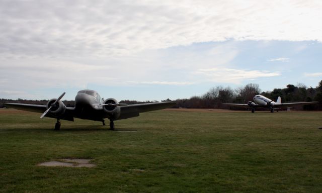 Cessna T-50 Bobcat (N60010) - A couple of Classics on Cape Cod - T50 and DC3 - both originally built in the 1940s. 
