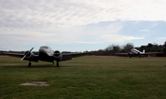 Cessna T-50 Bobcat (N60010) - A couple of Classics on Cape Cod - T50 and DC3 - both originally built in the 1940s. 