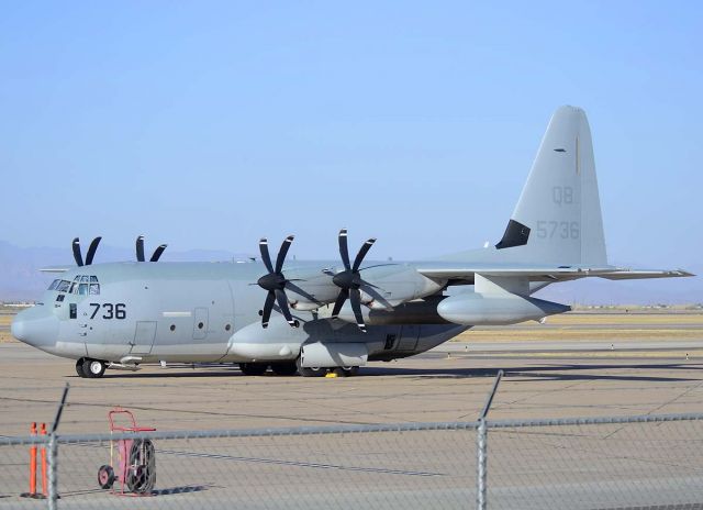 Lockheed C-130 Hercules (16-5736) - Hercules from Marine Aerial Refueler Transport Squadron 352 (VMGR-352) Raiders based at Marine Corps Air Station Miramar, California.