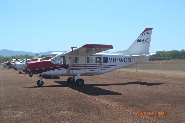 GIPPSLAND GA-8 Airvan (VH-WOS) - Waiting for next assignment at MAF Headquarters.