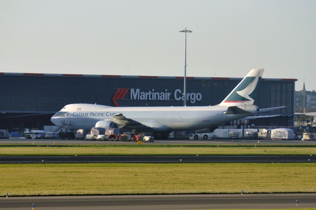 BOEING 747-8 (B-LJJ) - Cathay Pacific Boeing 747-867F B-LJJ in Amsterdam 