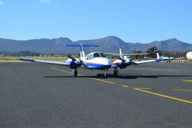 Piper PA-44 Seminole (VH-TVQ) - Seminole at Flinders Island, August 2016