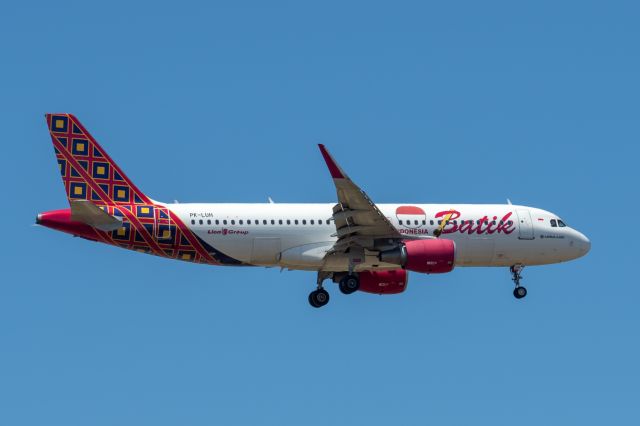 Airbus A320 (PK-LUH) - A320-214 cn 7245. Batik Air Indonesia PK-LUH final R 21 YPPH 25 February 2023