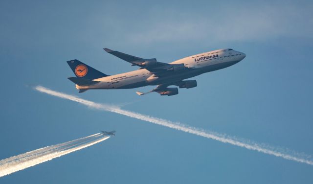 Boeing 747-400 (D-ABVY) - Shot taken from A St pier in Hull