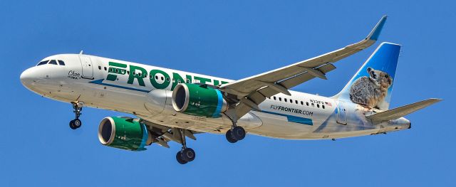 Airbus A320 (N331FR) - N331FR Frontier Airlines Airbus A320-251NEO s/n 8239 "Choo The Pika" - Las Vegas - McCarran International Airport (LAS / KLAS)br /USA - Nevada June 8, 2021br /Photo: Tomás Del Coro