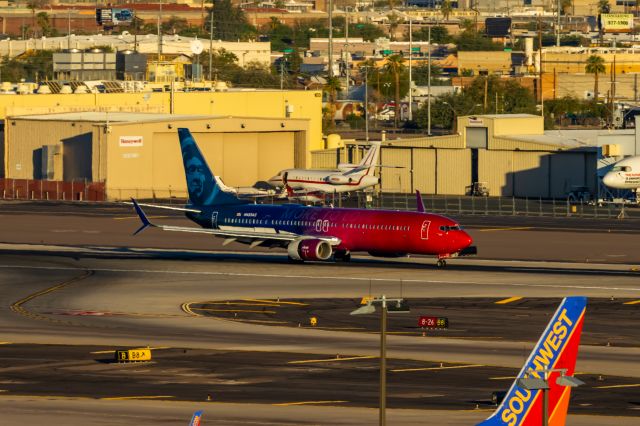 Boeing 737-900 (N493AS) - Alaska Airlines 737-900 in More To Love special livery taxiing at PHX on 11/9/22. Taken with a Canon R7 and Tamron 70-200 G2 lens.