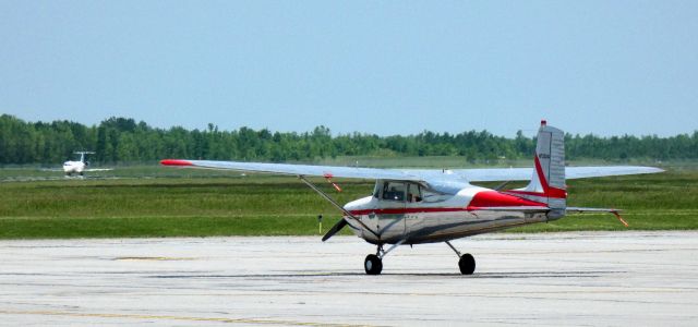 Cessna Skyhawk (N7252A) - Catching some tarmac time is this 1956 Cessna 172 Skyhawk from the Spring of 2022.