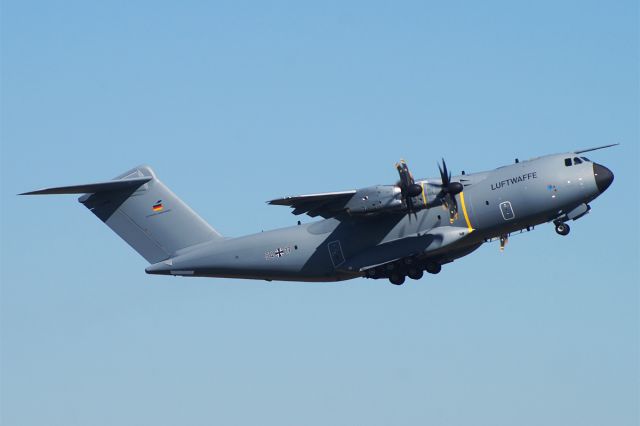 AIRBUS A-400M Atlas — - Airbus A400M Atlas, 54+17, Luftwaffe - German Air Force, EDDT Airport Berlin-Tegel, br /8. May 2018