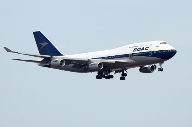 Boeing 747-400 (G-BYGC) - 'Speedbird 13 Golf' inbound to 22L