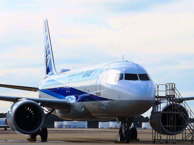 Airbus A320neo (JA213A) - I took this picture on Nov 24, 2018.