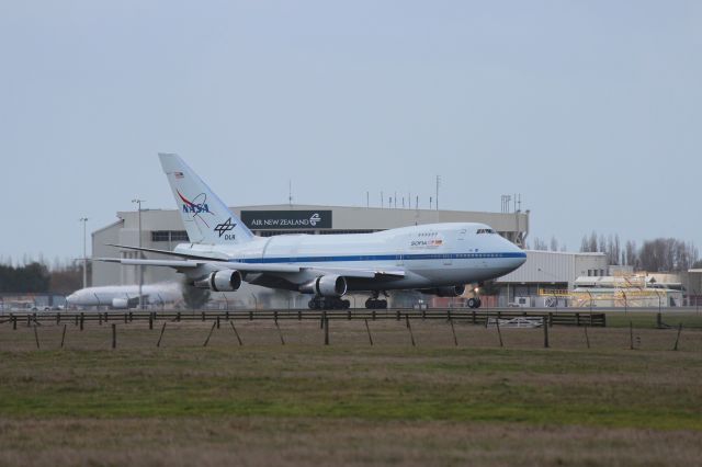 N747NA — - first arrival into Christchurch New Zealand, on a 6 week programme.