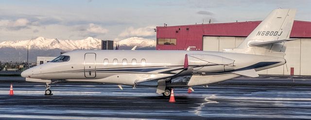 Cessna Citation Sovereign (N680DJ) - Direct Jet Charter, at Signature Charters apron, old Kulis base, Anchorage International Airport