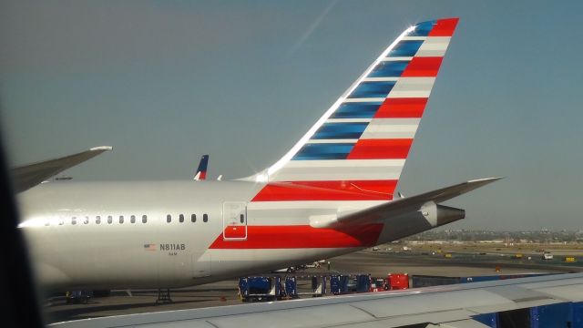 Boeing 787-8 (N811AB) - Parking at 48B | Taken on 07/22/2016