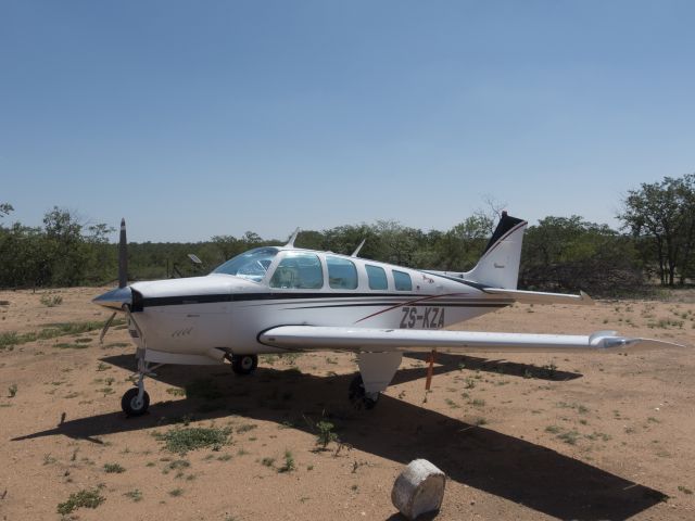 Beechcraft Bonanza (36) (ZS-KZA) - 13 JAN 2018. Ingwelala, South Africa.