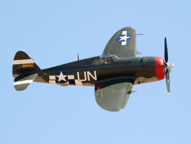 REPUBLIC Thunderbolt (NX3395G) - Republic P-47G Thunderbolt - California Capital Airshow - 10/05/19