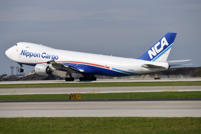BOEING 747-8 (N17KZ) - Runway 28-R departure bound for PANC
