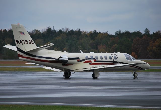 Cessna Citation V (N475JC) - JAMES C JUSTICE COMPANIES INC at KJQF - 11/6/14