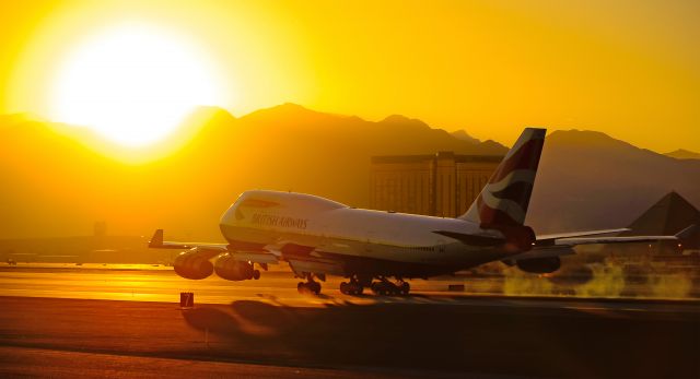 Boeing 747-400 (G-CIVB) - British Airways Boeing 747-436 G-CIVB (cn 25811/1018)  Las Vegas - McCarran International (LAS / KLAS) USA - Nevada, June 02, 2011 Photo: Tomás Del Coro