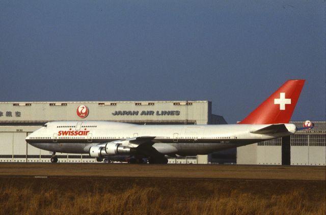 BOEING 747-300 (HB-IGC) - Departure at Narita Intl Airport Rwy34 on 1986/03/21